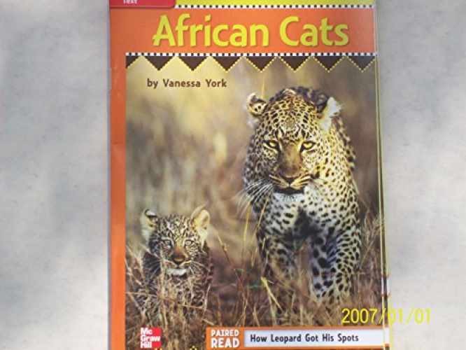 Reading Wonders Leveled Reader African Cats: - Spiral-bound - Very Good