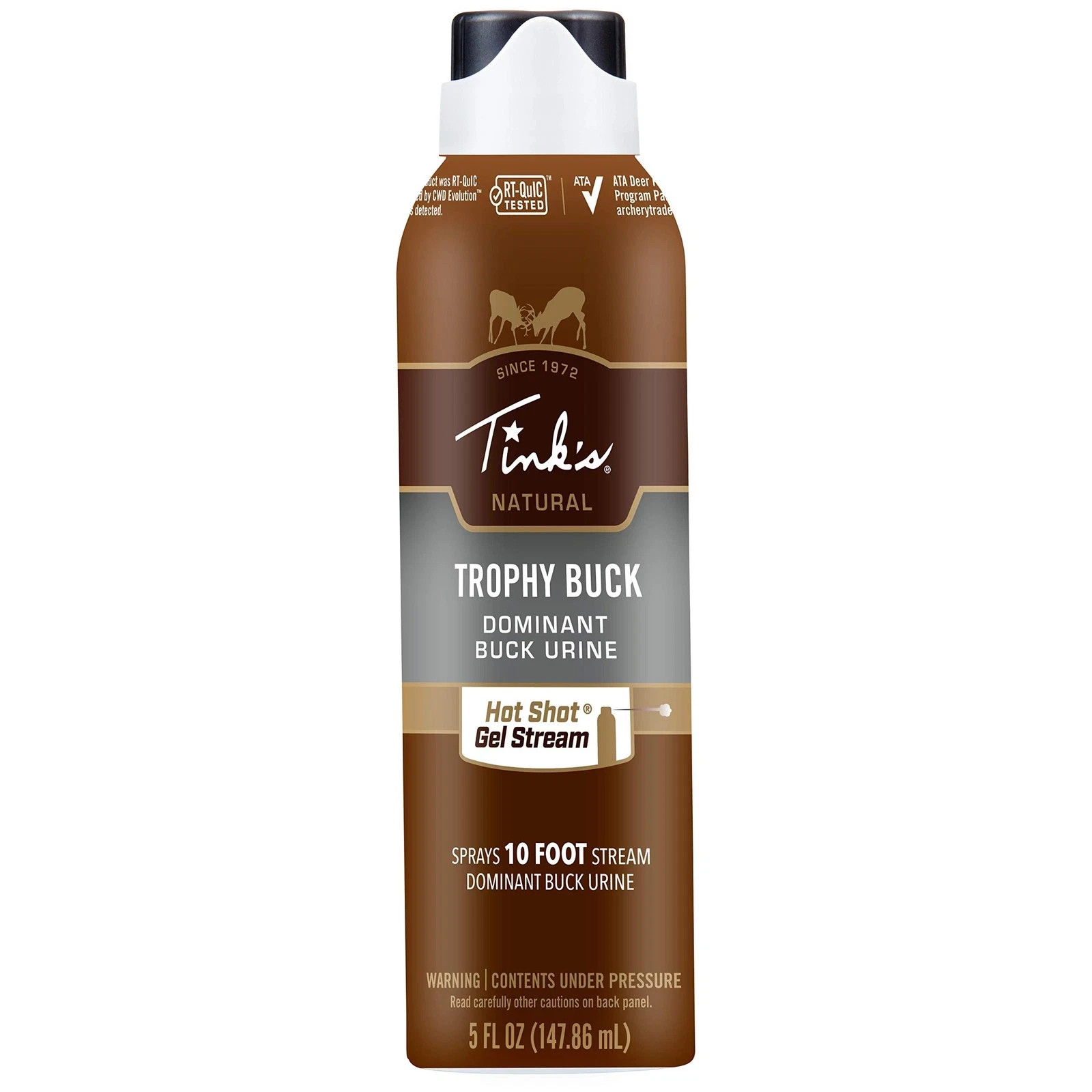 Tink's Tinks Hot Shot Gel Stream Trophy Buck Urine Scent Gel Spray 5 oz W6262