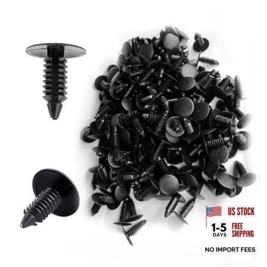 200PCS Car Plastic Trim Boot Rivets Push Clip Fastener, Car Fenders & One Size