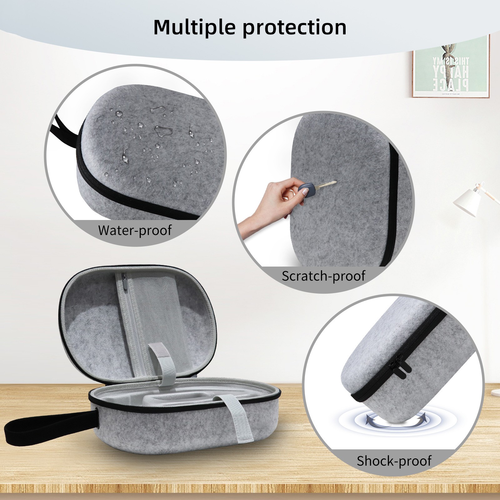 For Apple Vision Pro Shockproof Anti-scratch Protective Storage Bag Accessories