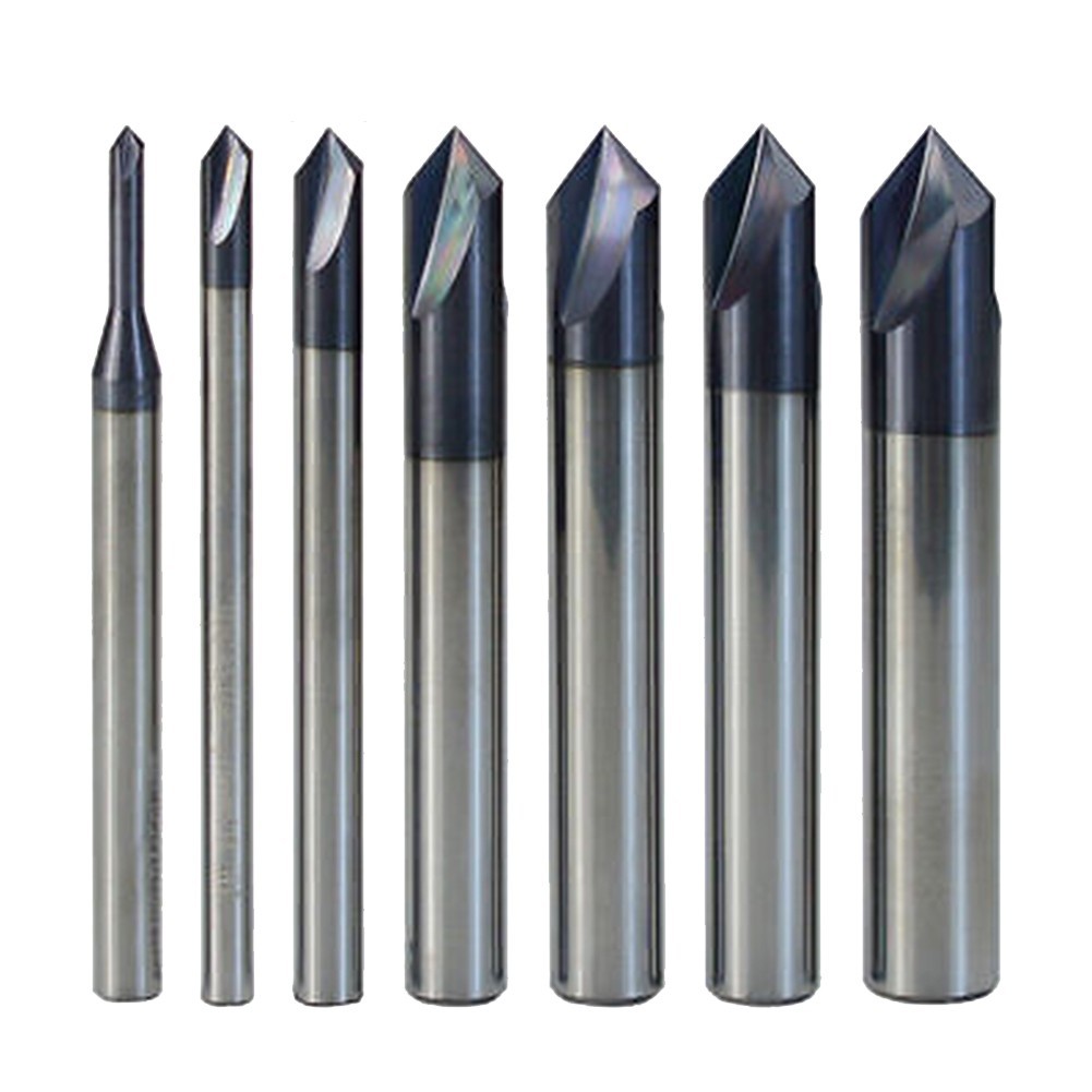 End Mill 3Flute 90 Degree Chamfer Engineering Tool For Metal Processing