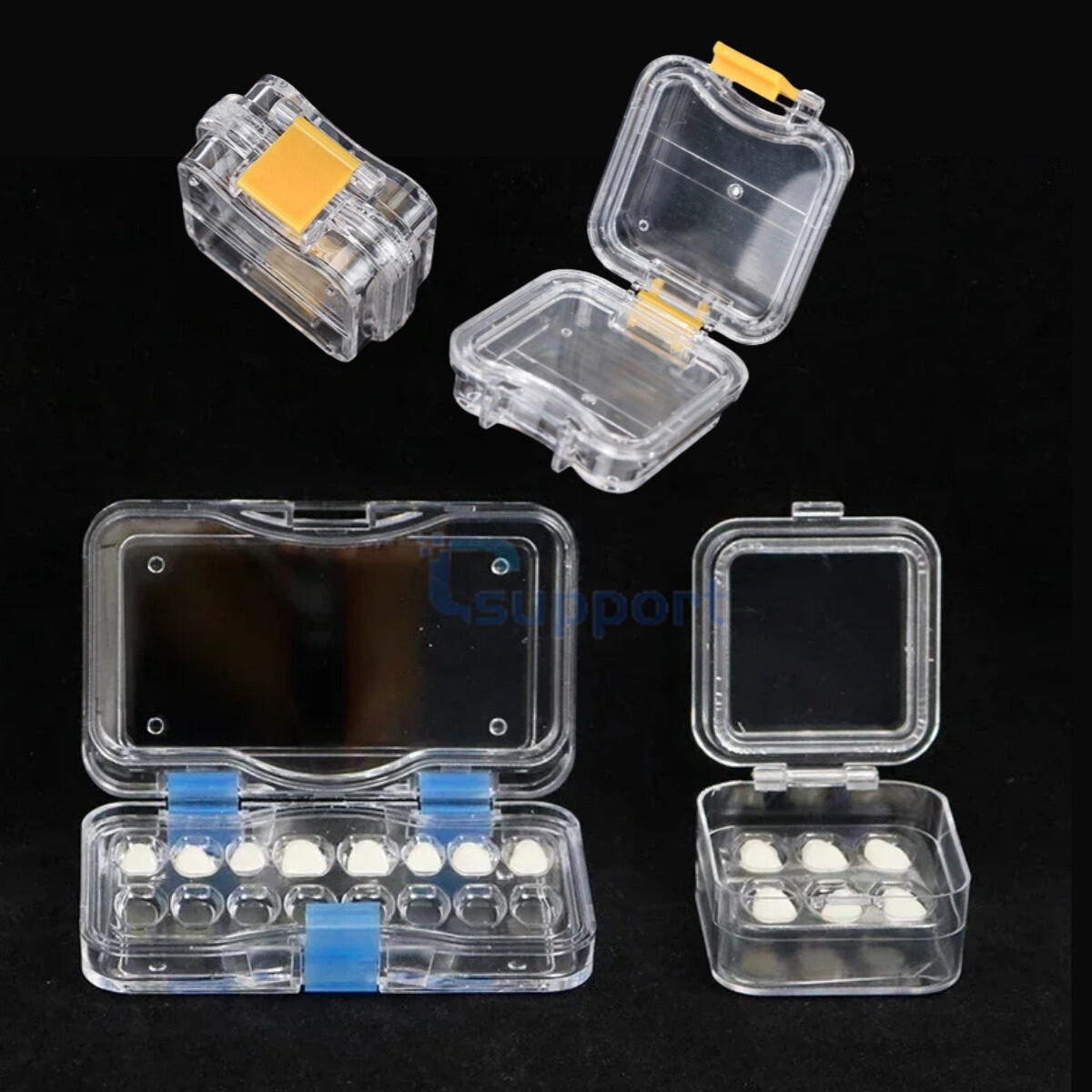 Dental Teeth Membrane Storage Box Denture Storage Box with Transparent Film