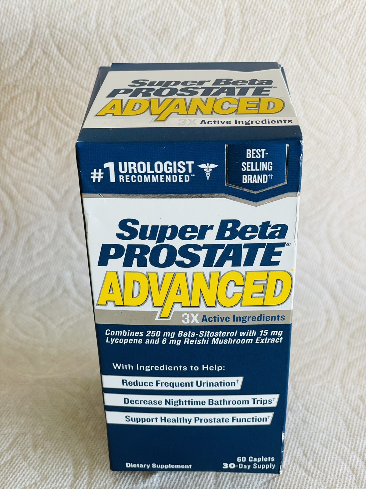 Super Beta Prostate Advanced New Vitality 60 Caplets Exp 08/25