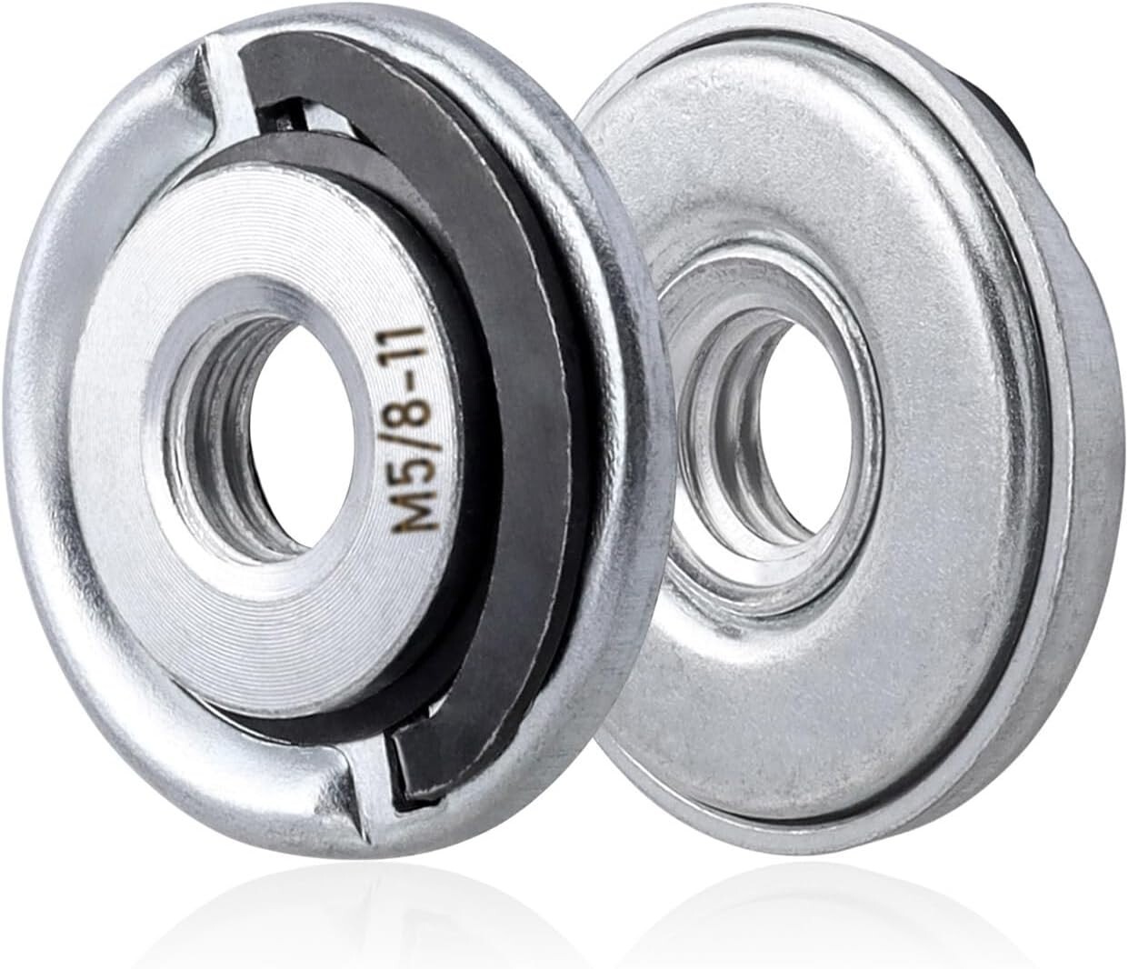 2Pcs Quick Change Angle Grinder Flange Nuts 5/8-11 Grinder Nut Replacement Lock