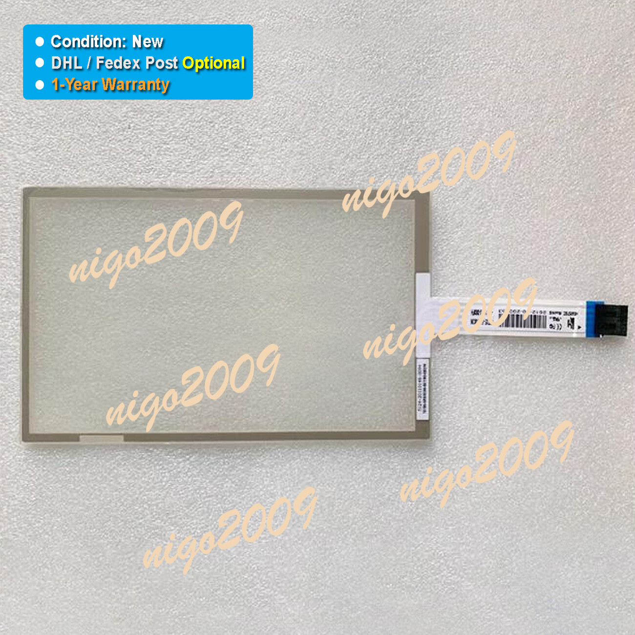 Fit for HIGGSTEC T070S-5RB018N-0A11R0-080FH Touch Screen Glass 1-Year Warranty