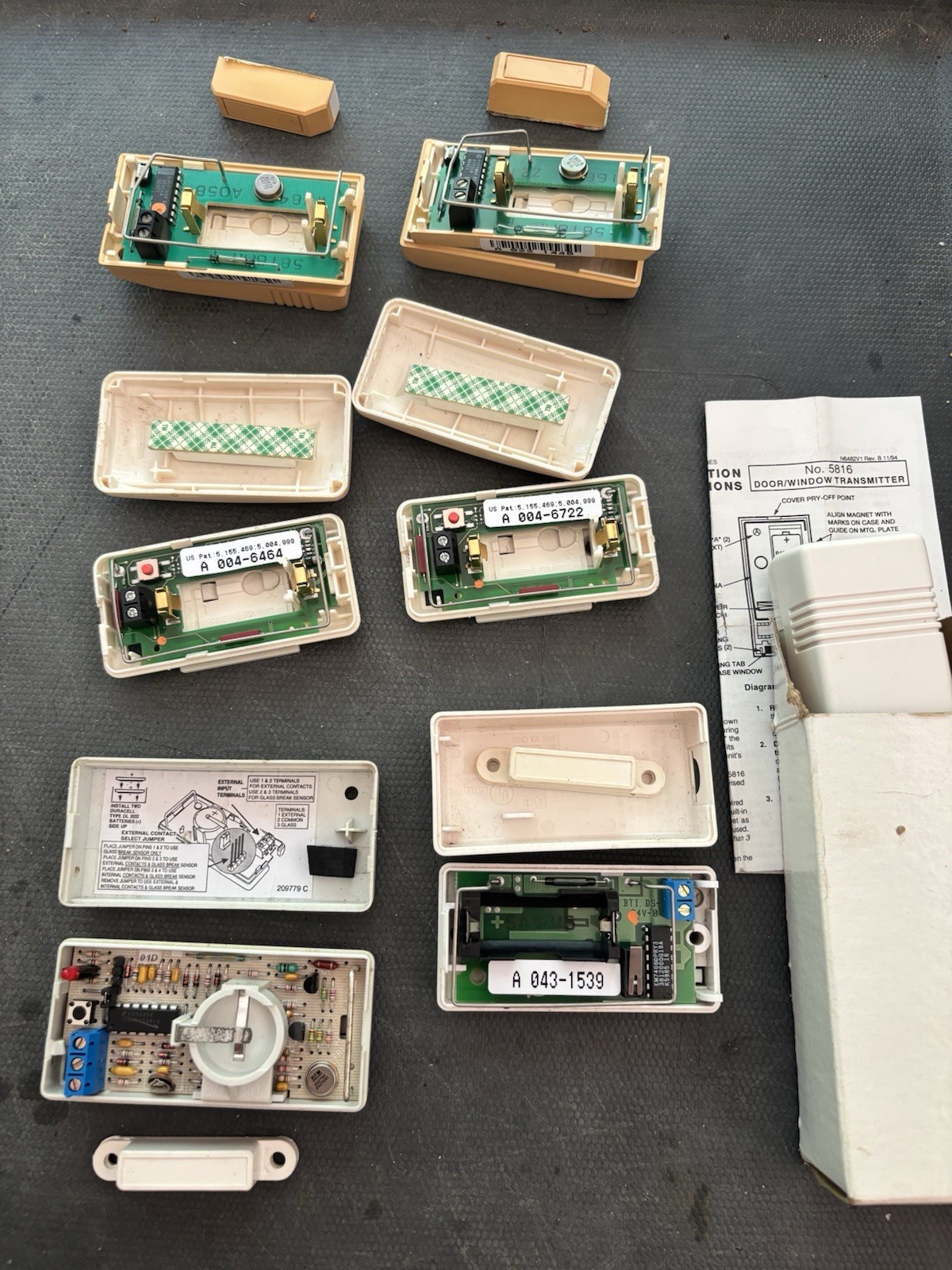 Wireless Alarm Transmitters - (1) New 5816 , (6) Assorted  Transmitters