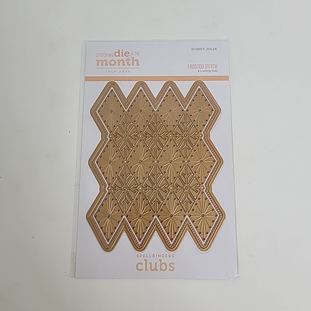 Spellbinders Stitching Die of The Month- July 2025 "Frosted Stitch" 2 dies