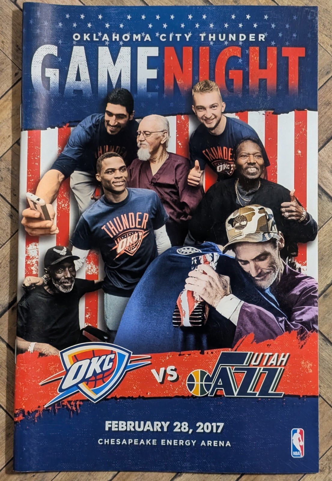 OKC Thunder GameNight Magazine Program - Feb. 28, 2017 vs Jazz - NBA Westbrook
