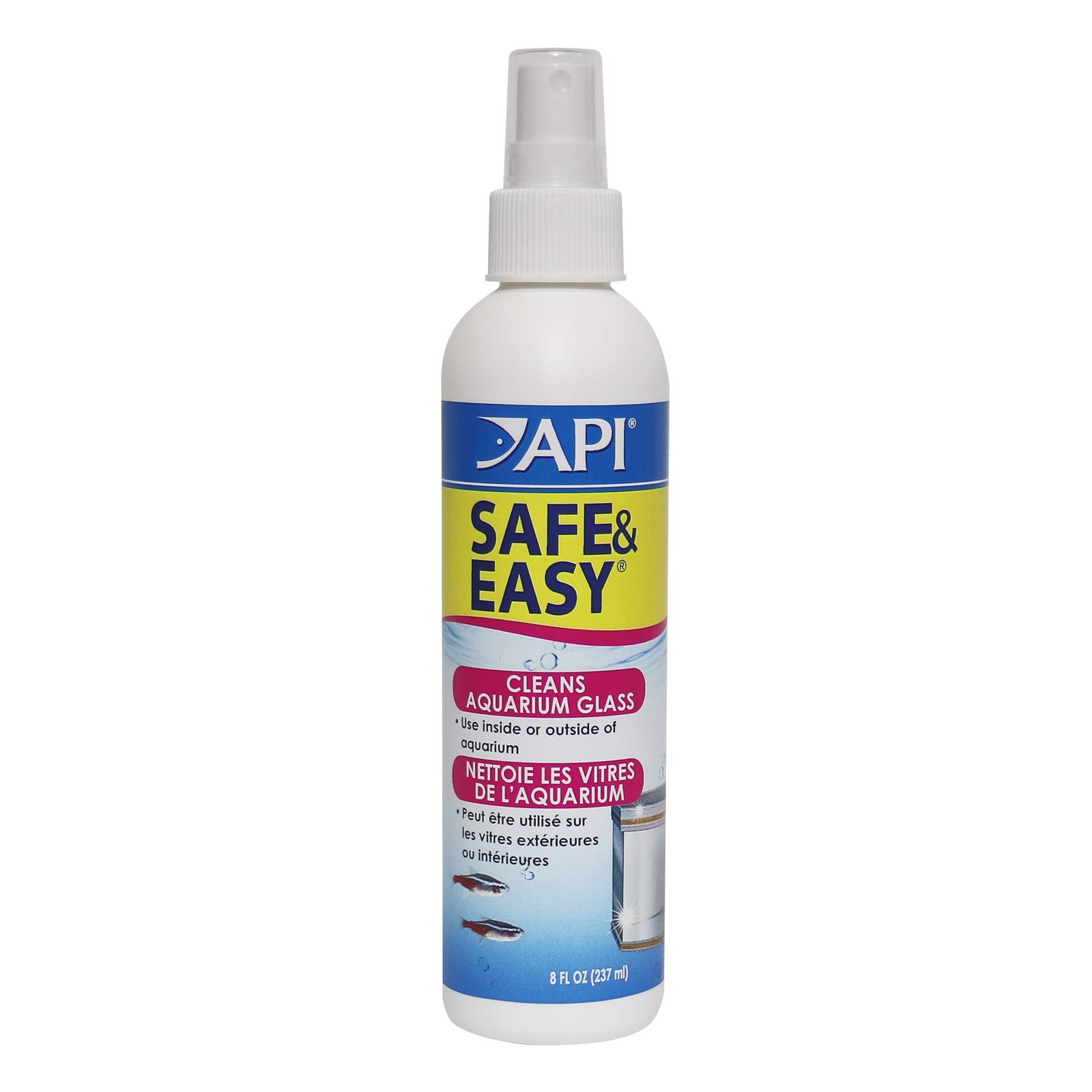 API Safe and Easy Aquarium Cleaner Spray 8 oz for Glass and Acrylic Tanks