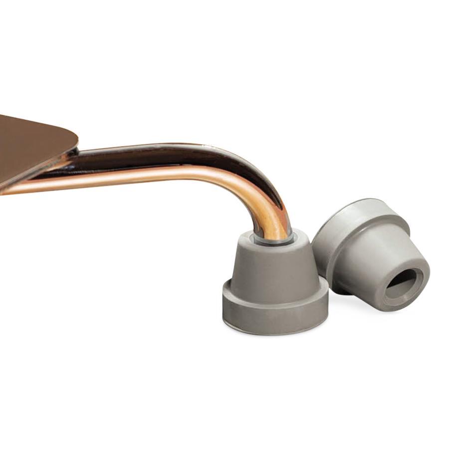 Quad Cane Tips, 1/2", Gray