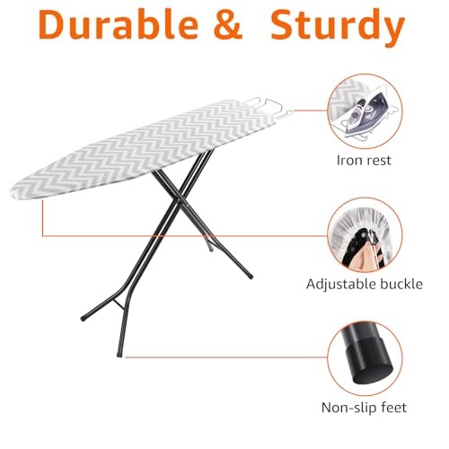 SIZE FOLDABLE IRONING BOARD CHEVRON - AMAZON BASICS HEIGHT ADJUSTABLE FULL