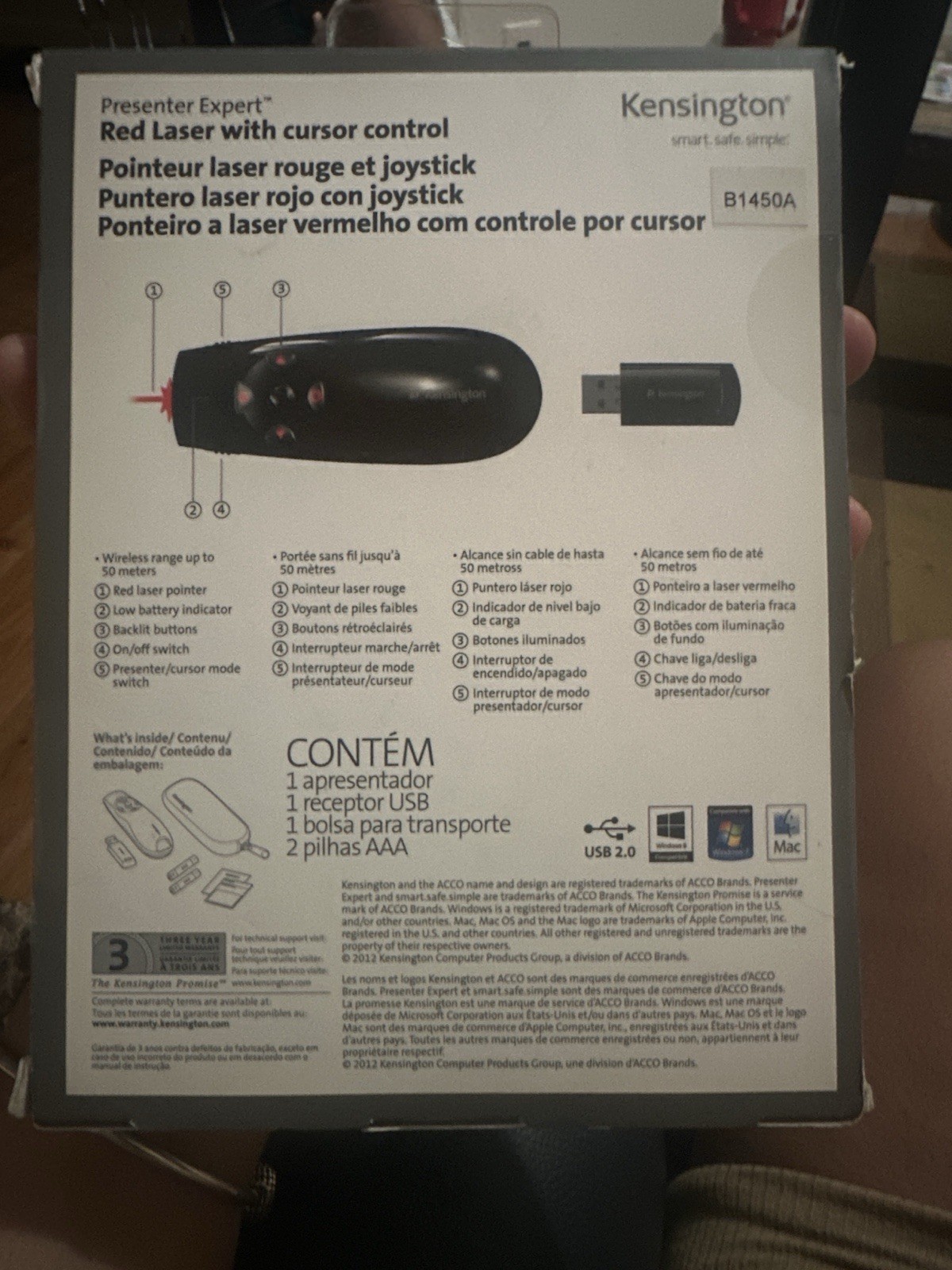 Kensington Presenter Expert Red Laser with Cursor Control