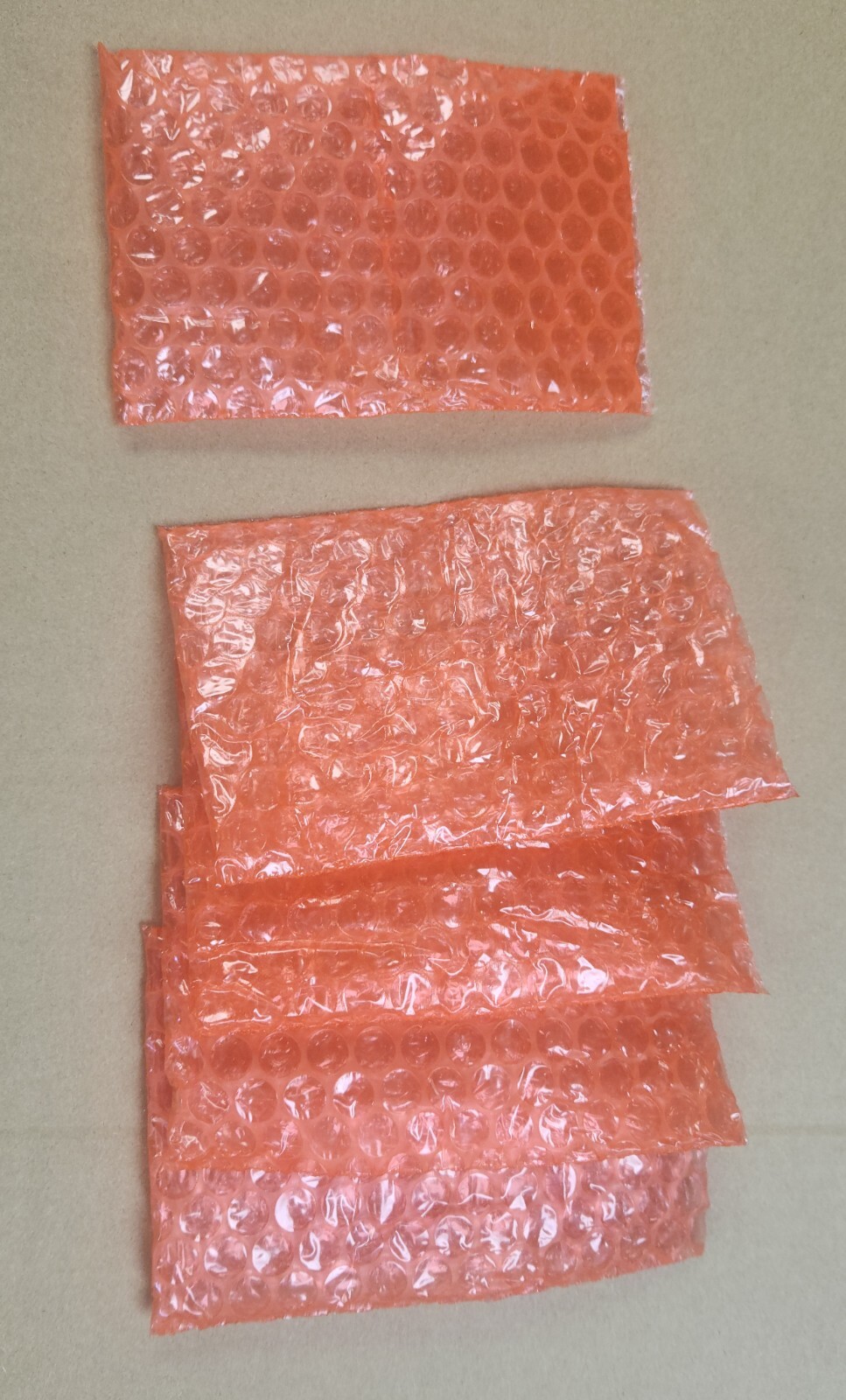 Anti static bubble bags, 3 1/4 x 5", Quantity 100