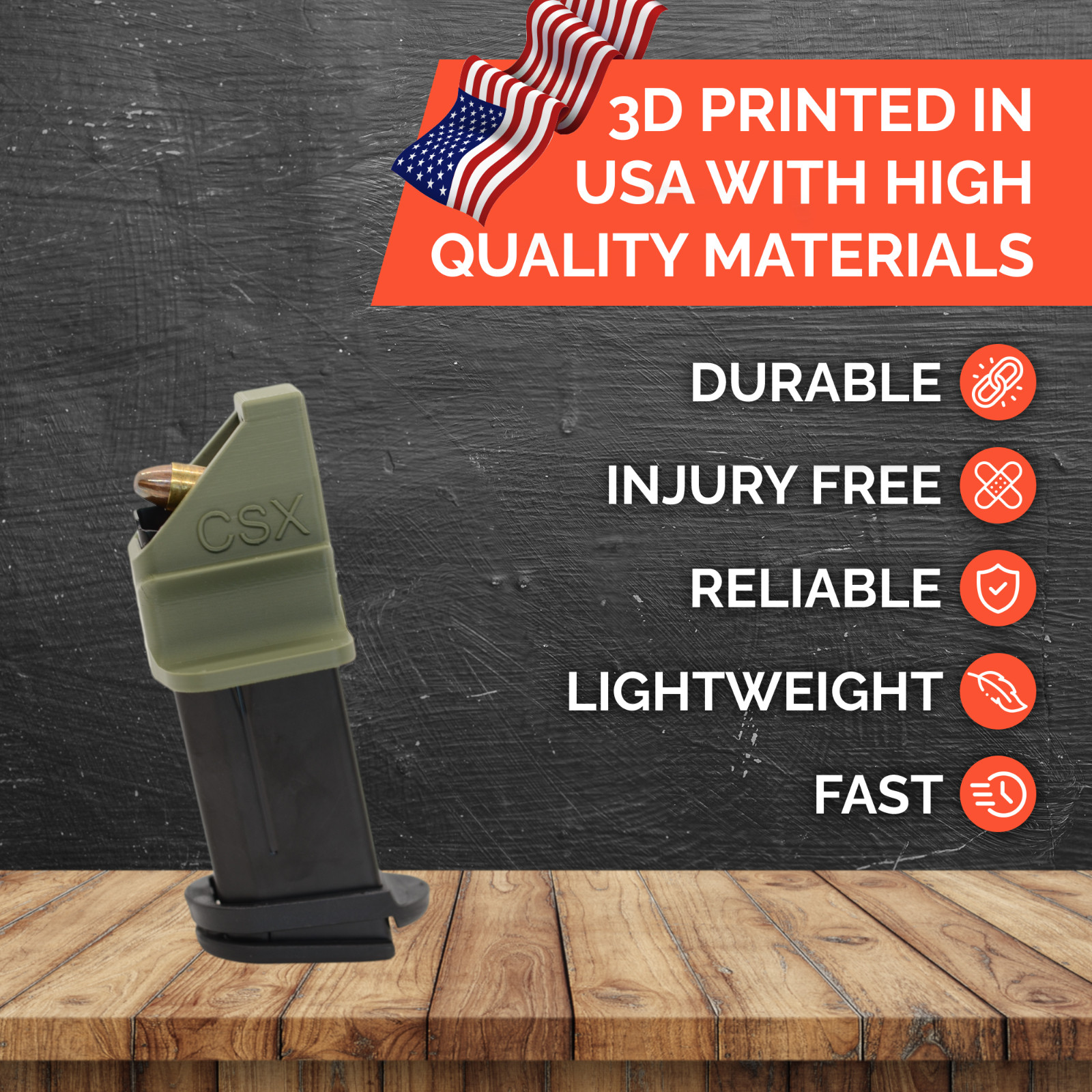 EZMAGLOADER Magazine Loader for Smith & Wesson CSX 9mm Magazine