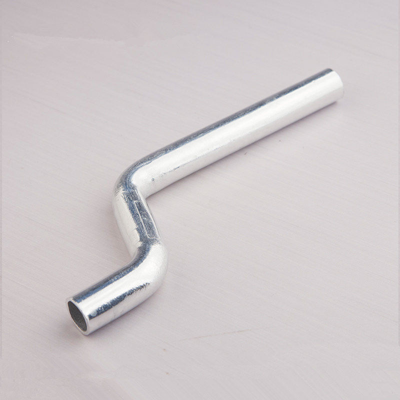 21-25 Aluminum Methanol Engine Z - Bend Pipe Joint Wrap to front RC Boat #361