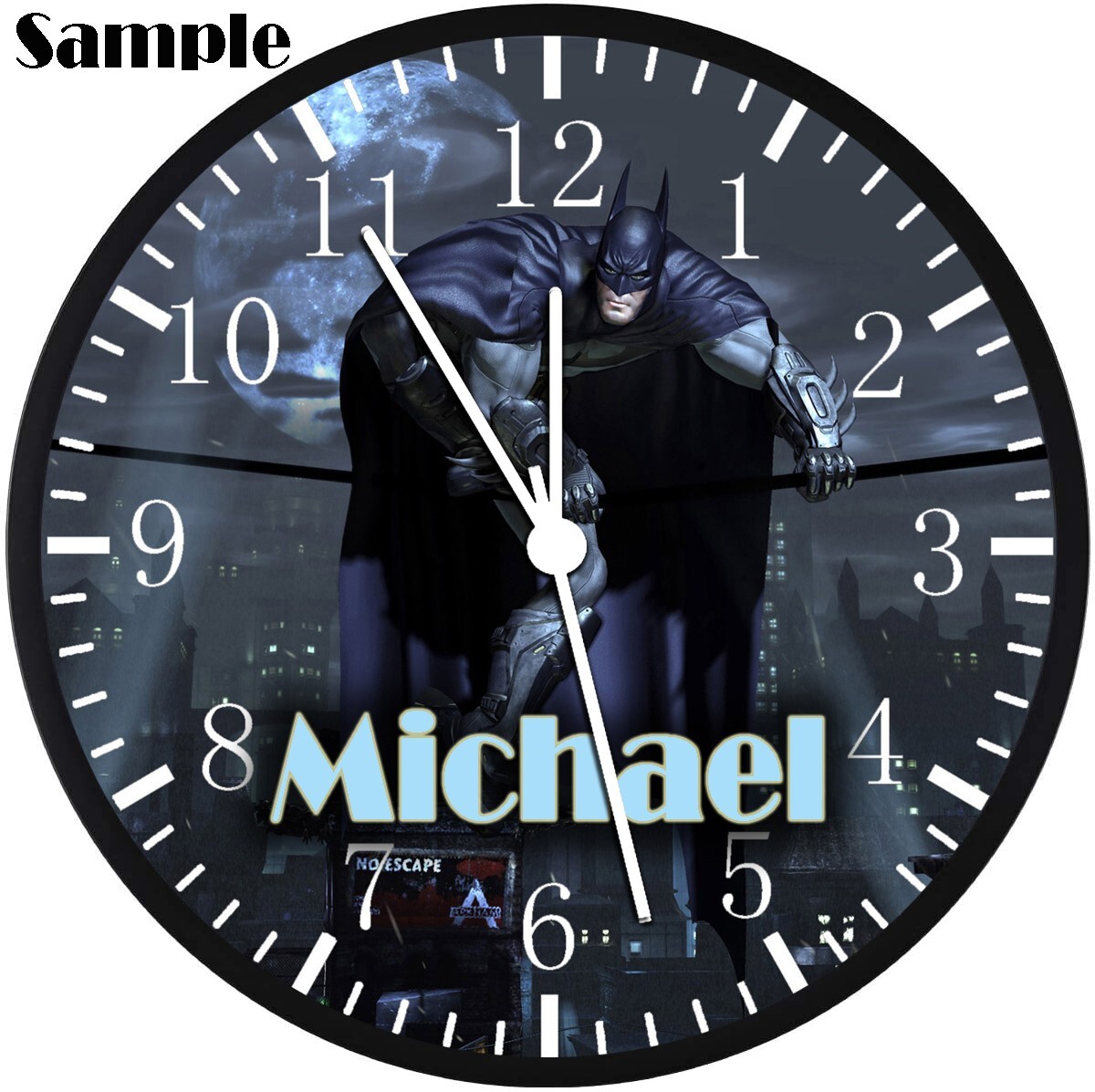 Buffalo Bills Wall Clock 12" Large Personalized option with adding names E195