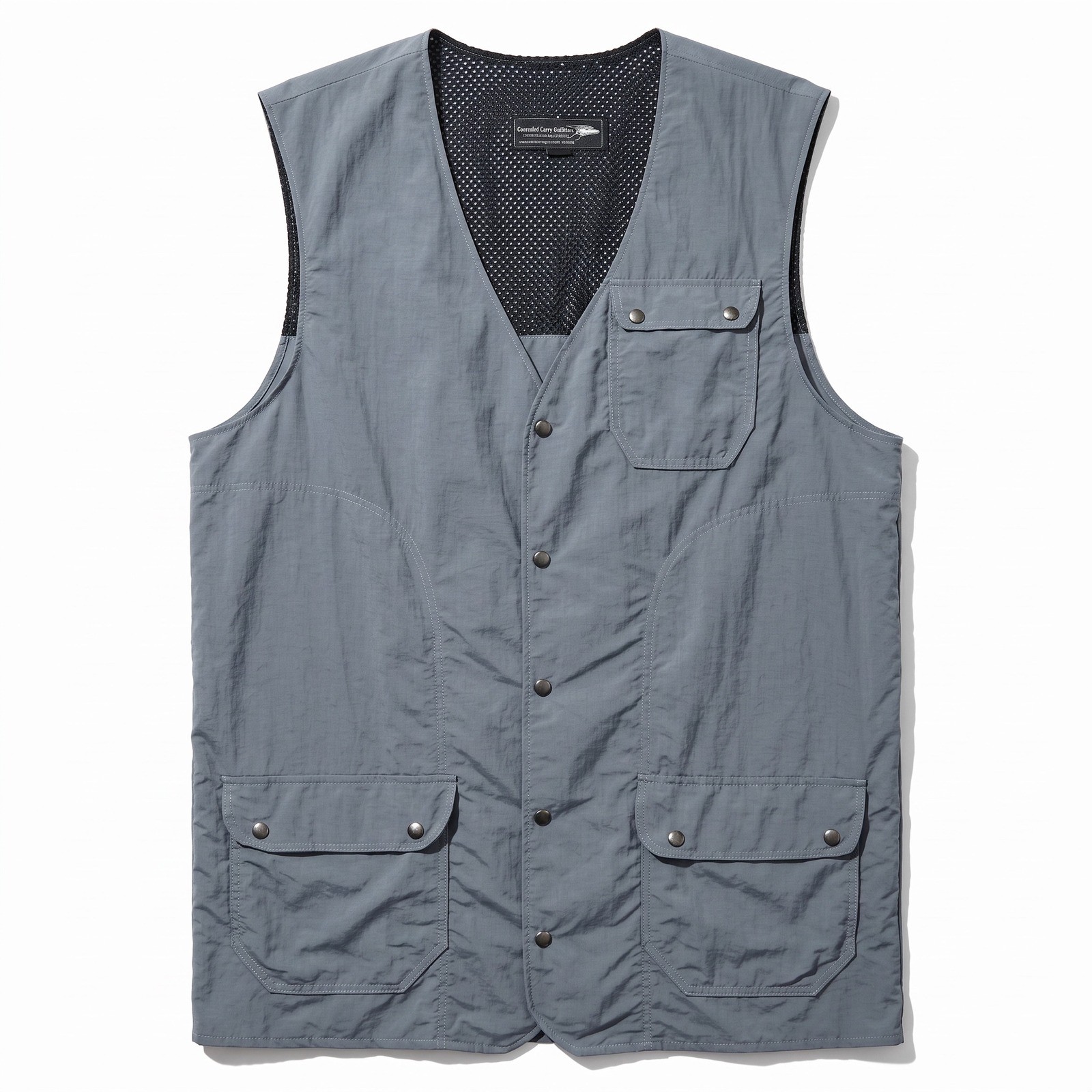 Concealed Carry Outfitters Tactical Vest Mens XXL Grey Excellent Utility Cargo