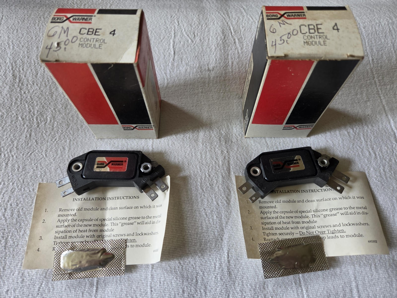 IGNITION CONTROL MODULES BW (2) CBE 4 PT - NEW/OPEN BOX