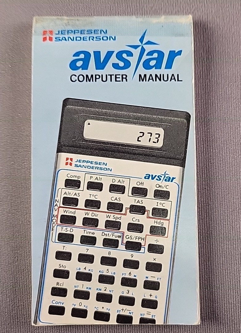 Jeppersen Sanderson Electronic Navigation System Computer Avstar Texas Instr.