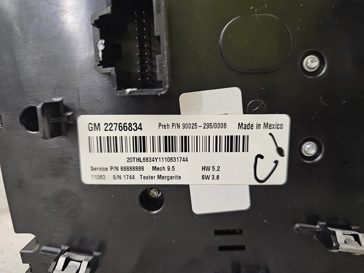 Audio Equipment Radio Control Panel AM-FM-XM-CD-MP3 Fits 10-11 EQUINOX 2435463