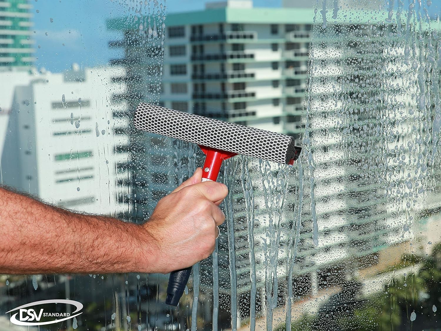 Window Squeegee 2 in 1 Mini Cleaner Tool for Car Windshield Shower Door