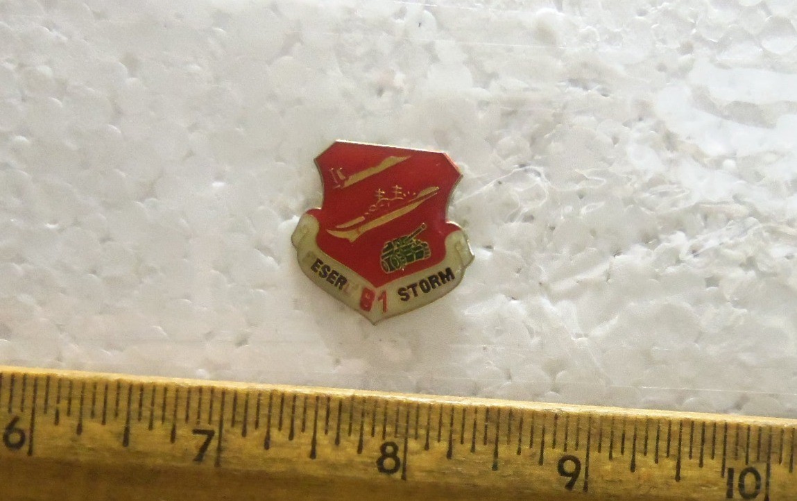 Desert Storm Hat Pin