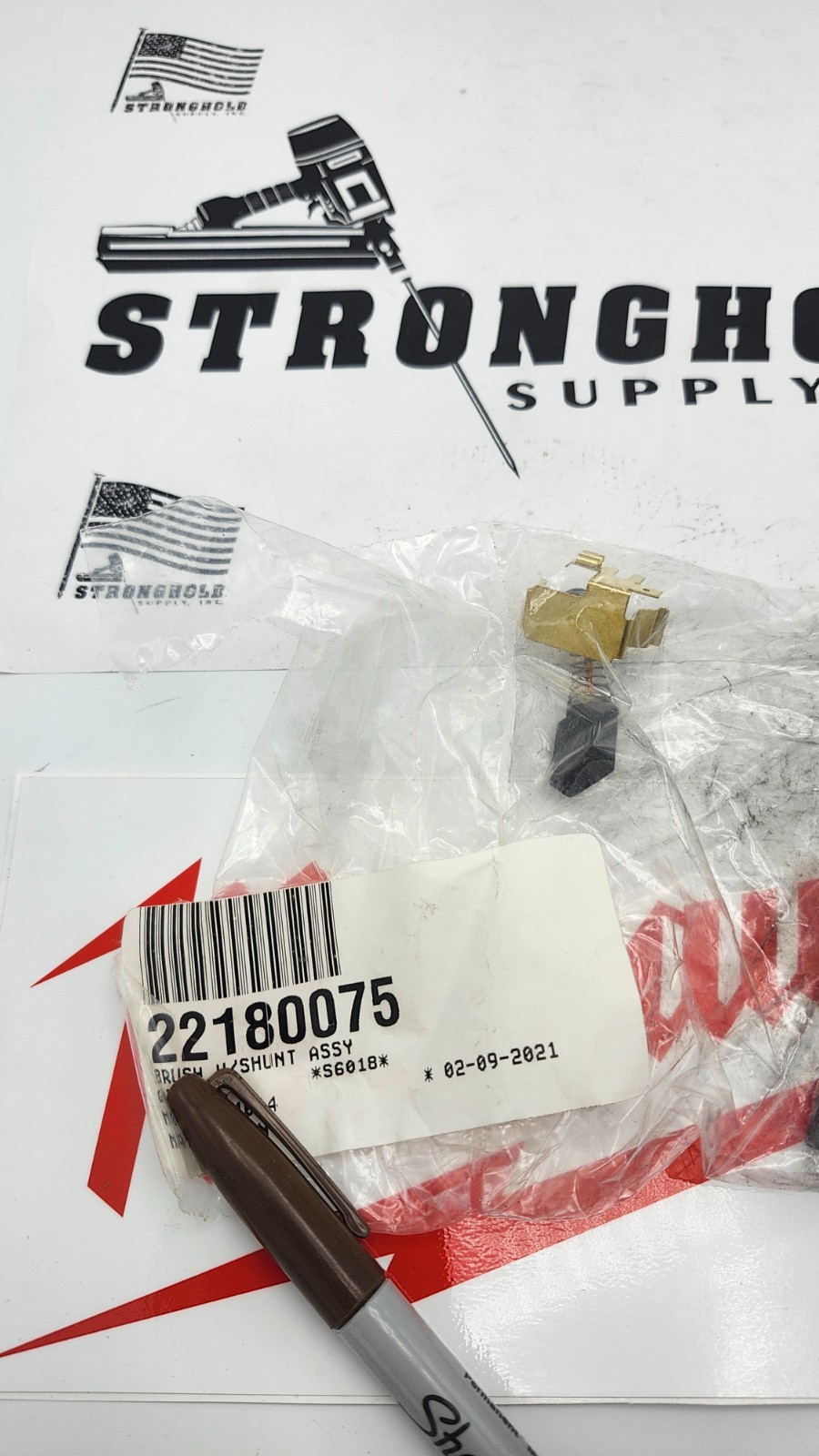 MILWAUKEE BRAND - NEW OEM 22-18-0075 22180075 BRUSH ASSY (1)