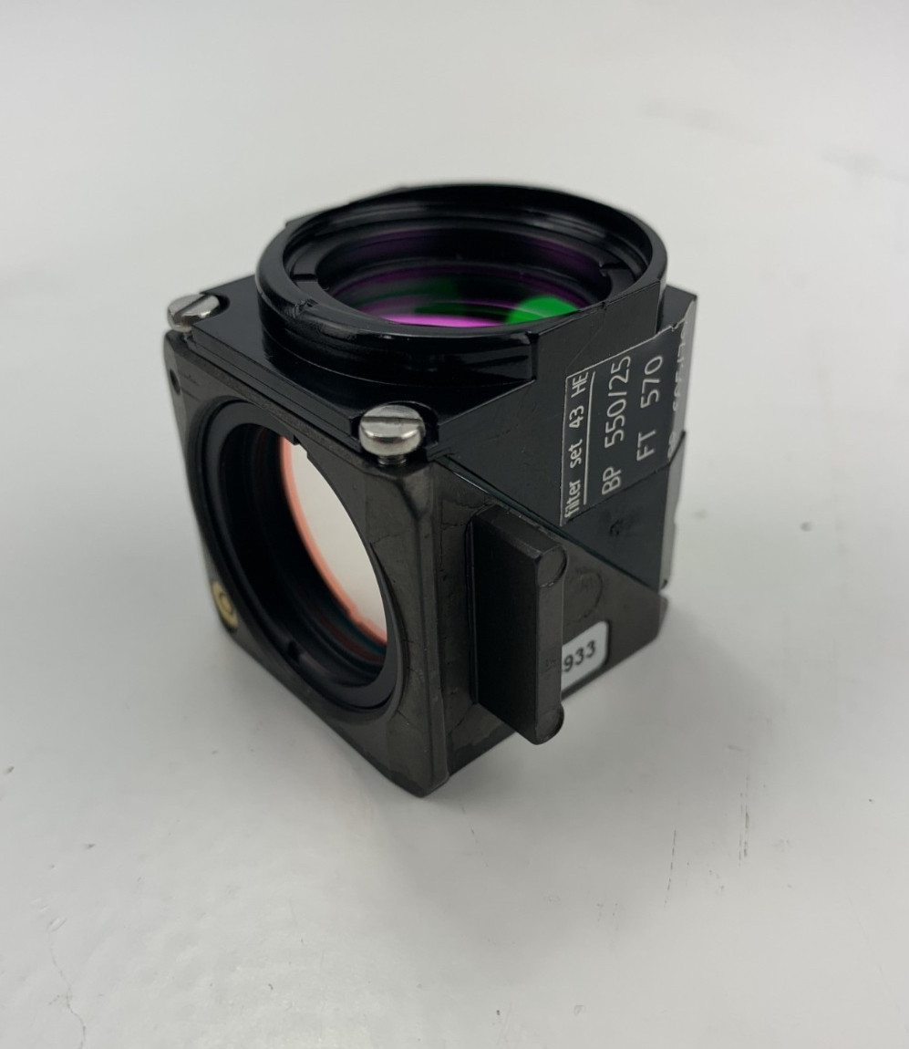 Zeiss Microscope Cy3/DsRed Fluorescent Filter Cube Set 43 P&C Push and Click