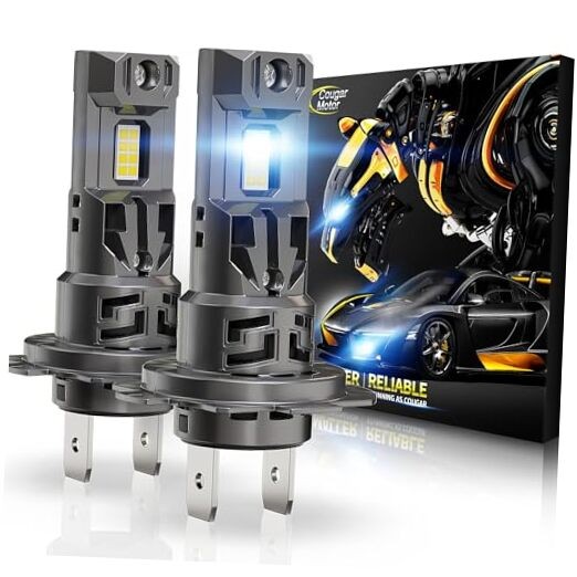 H7ll Bulbs Led Bulb 1:1 Size No Adapter Required with Silent Cooling Fan H 7
