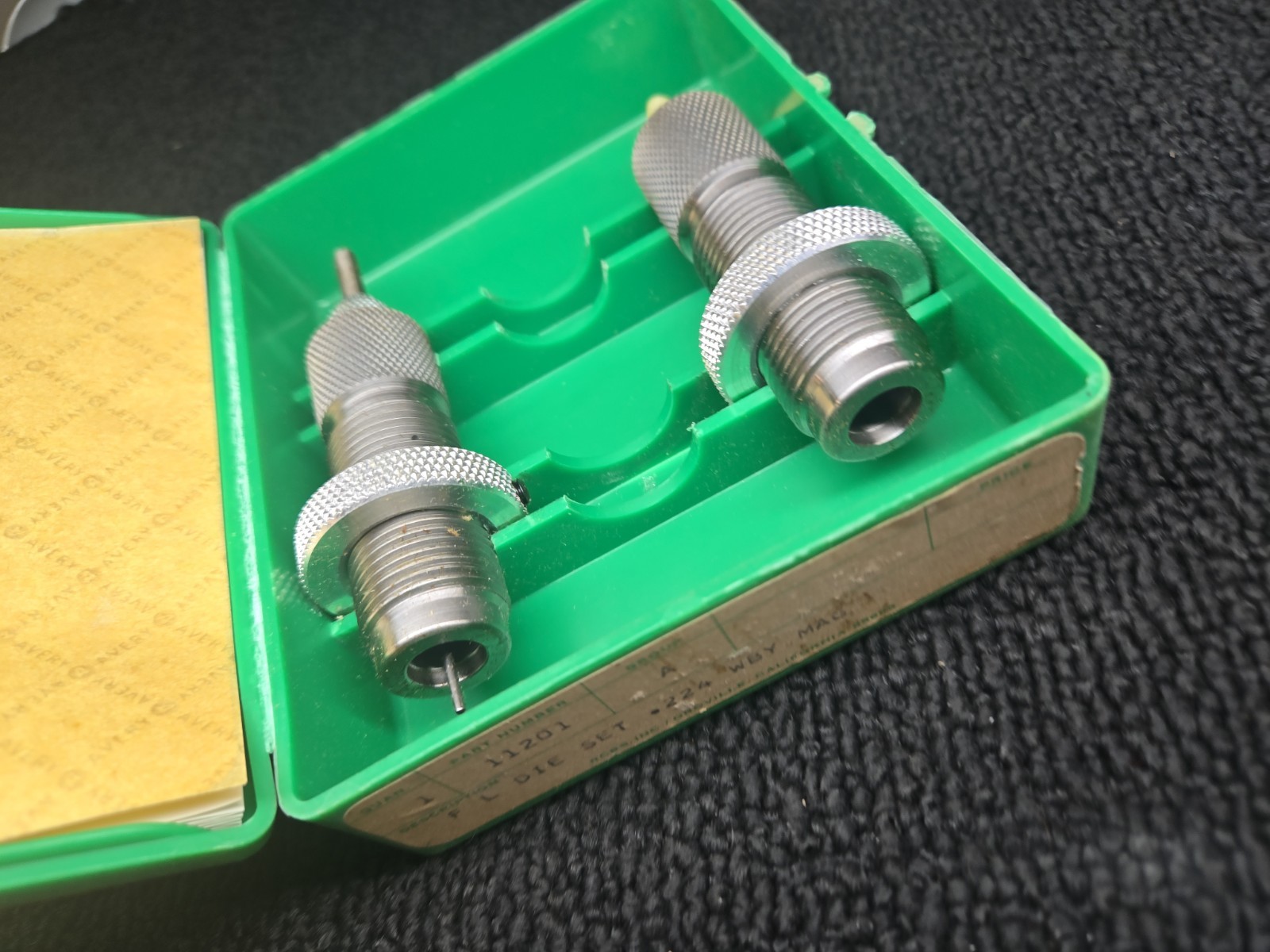 RCBS 224 WEATHERBY MAGNUM RELOADING DIE SET 11201 Nice Condition