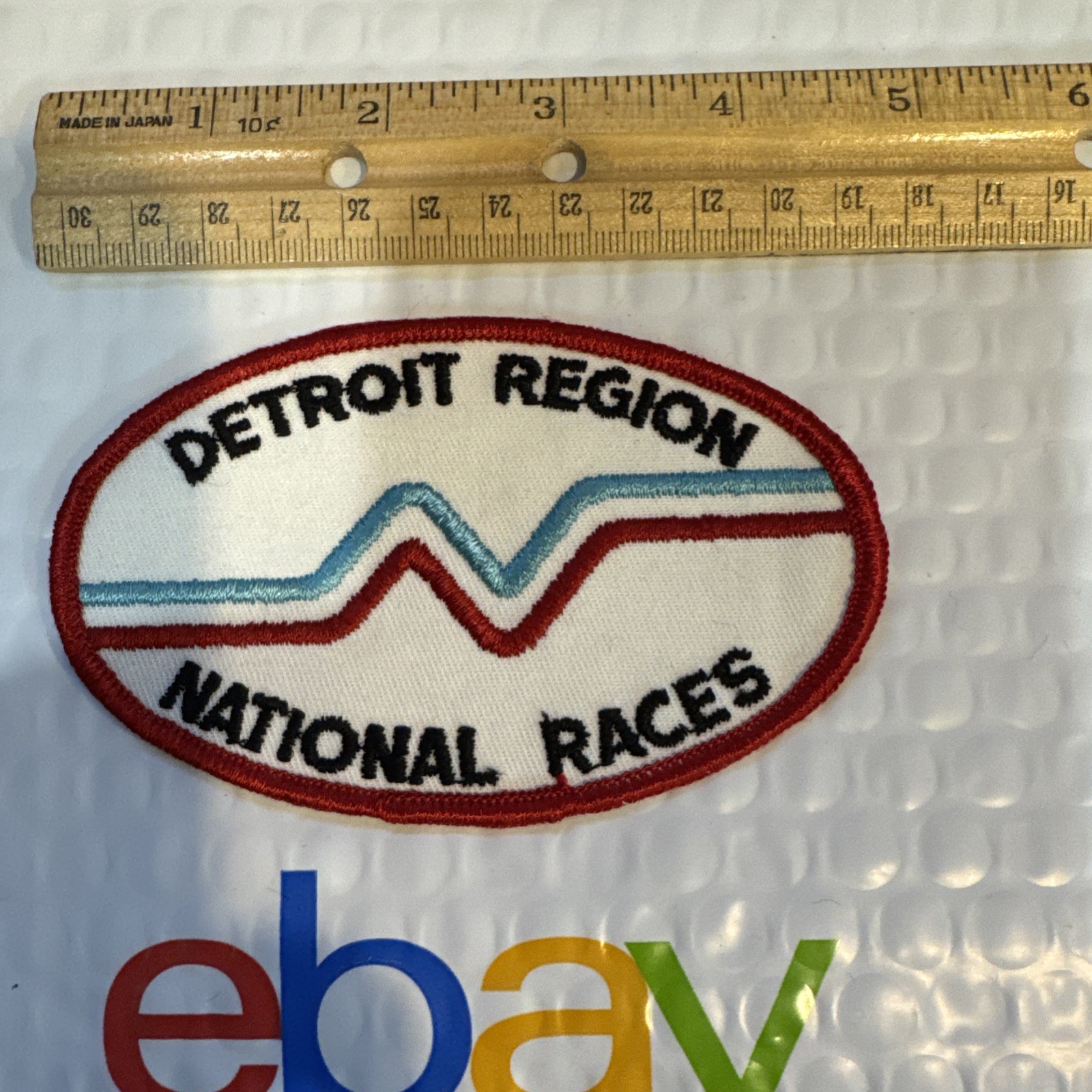 Vintage SCCA Sports Car Club Of America Detroit Region National Races Patch