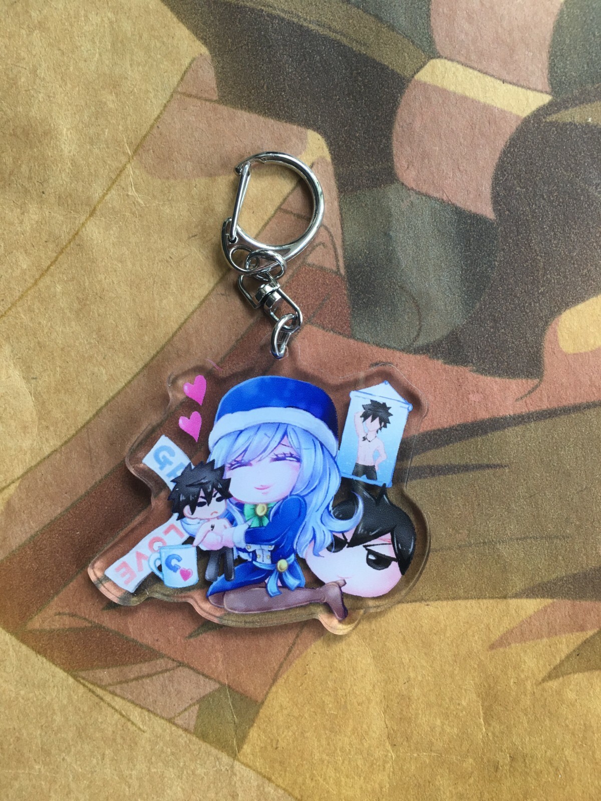 Juvia Lockser Acrylic Acrylic Keychain
