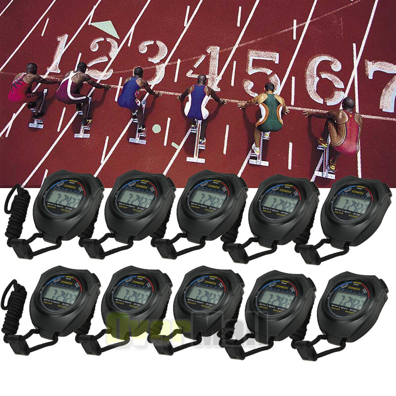 Digital Sport Stopwatch Timer Electronic Digital Countdown Timer and Stopwatch