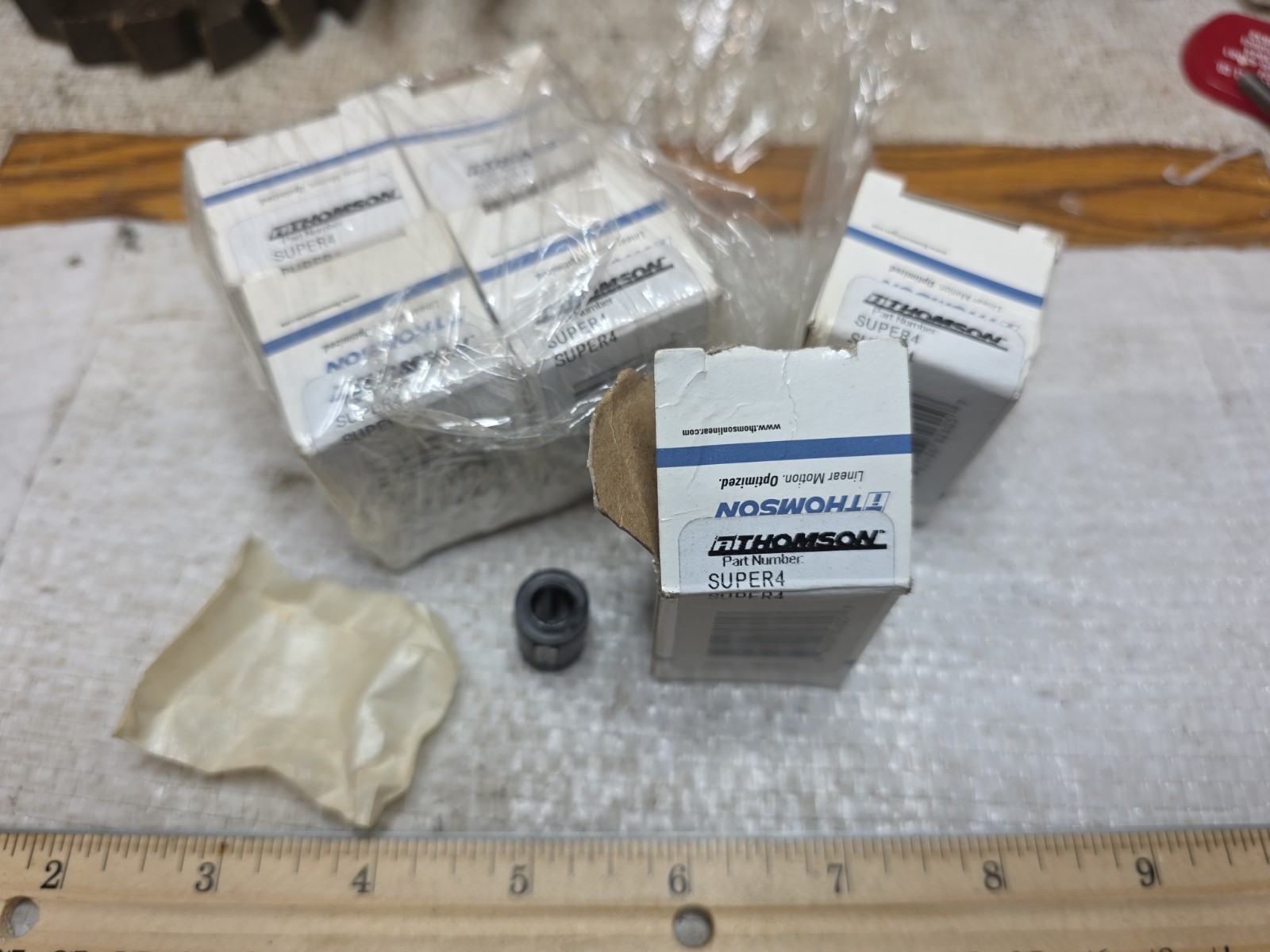 Lot of Thomson Model: Super4  Bearings.  Qty. 6.   New Old Stock NEW IN BOX