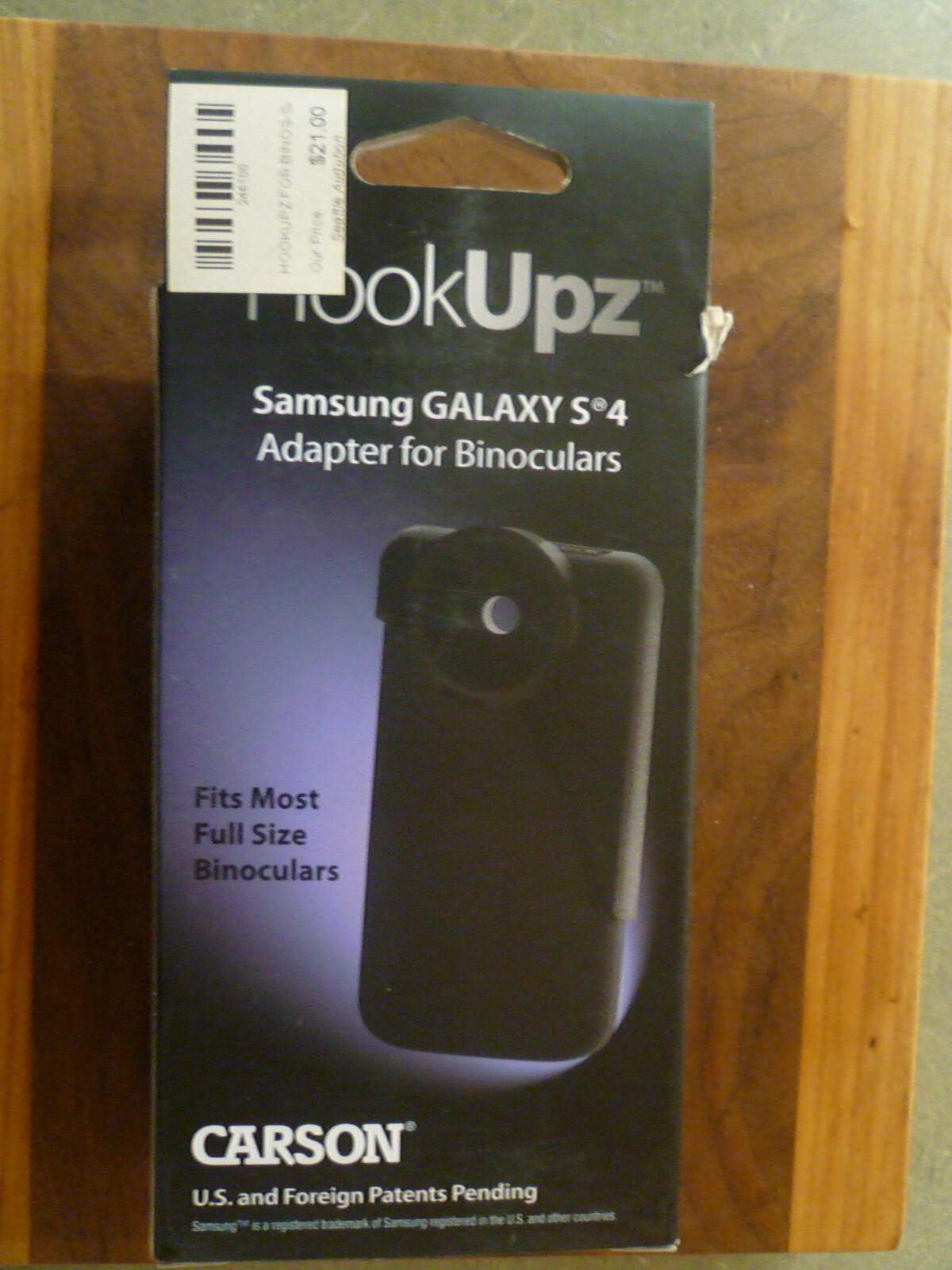 Carson Optical HookUpz Samsung Galaxy S4 Adapter for Binoculars NIB