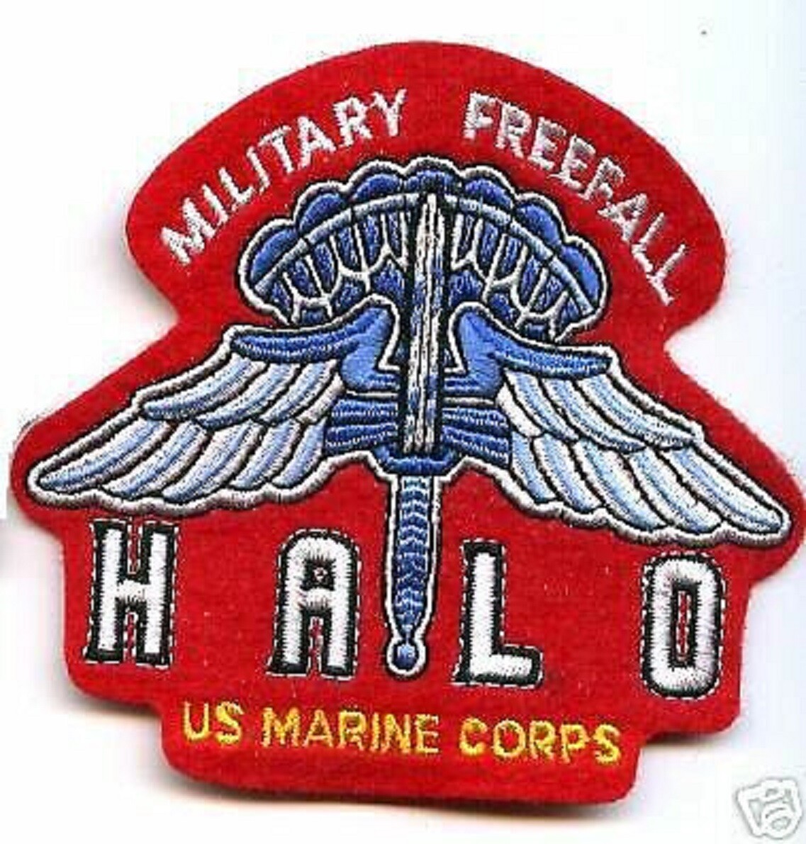 JOINT SPECIAL OPS FREEFALL HIGH ALTITUDE HALO US MARINE CORP US NAVY HALO PATCH