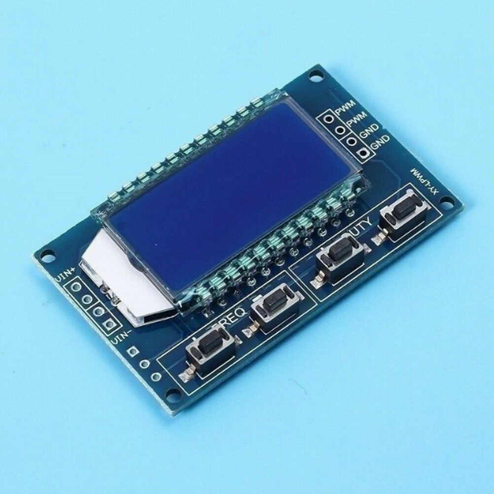 Signal Generator PWM Pulse Frequency Duty Cycle Adjustable Module LCD Display