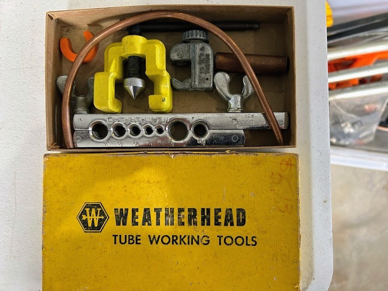 Vintage Weatherhead Brand Plumbing Tube Working Tool--In Good Used Condition