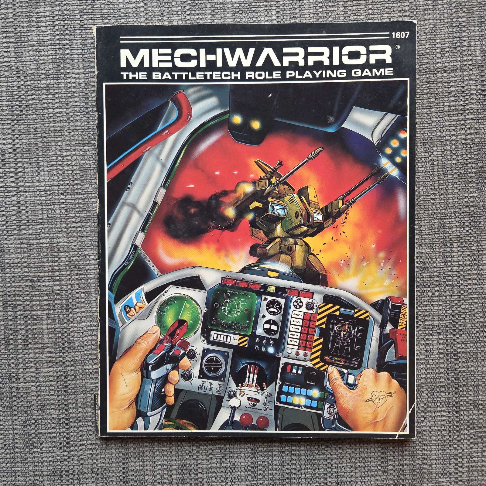 MechWarrior The BattleTech Role Playing Game - RPG Book - 1986 Vintage