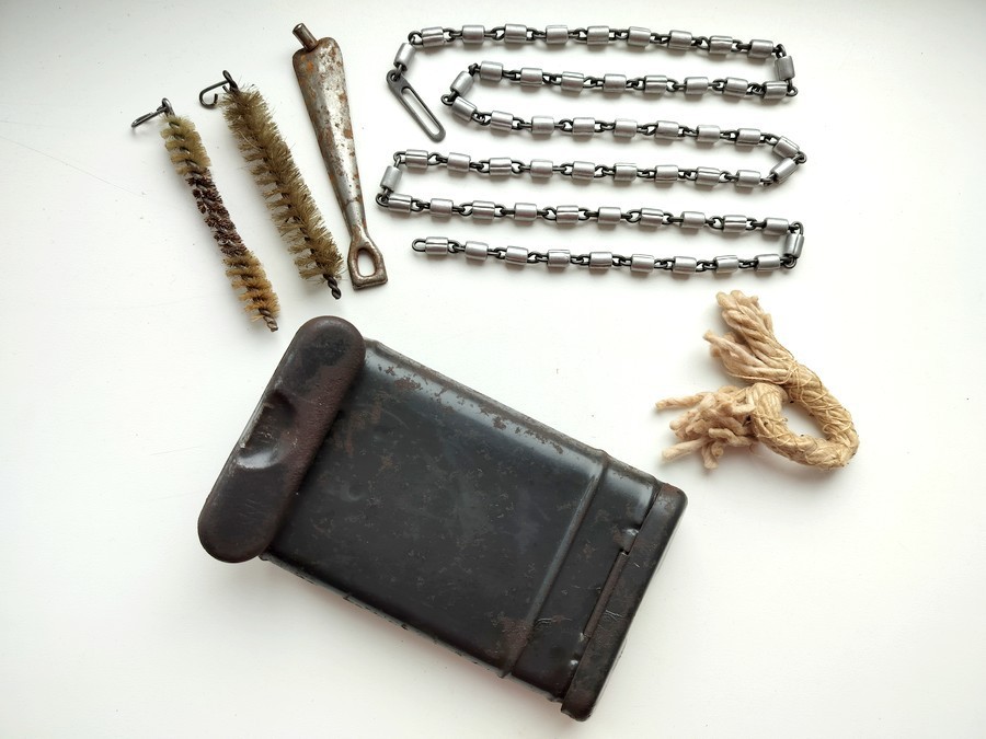 Original Latewar Cleaning Kit Wehrmacht RG34 "arr4" K98 WW2 1944 WH Mauser
