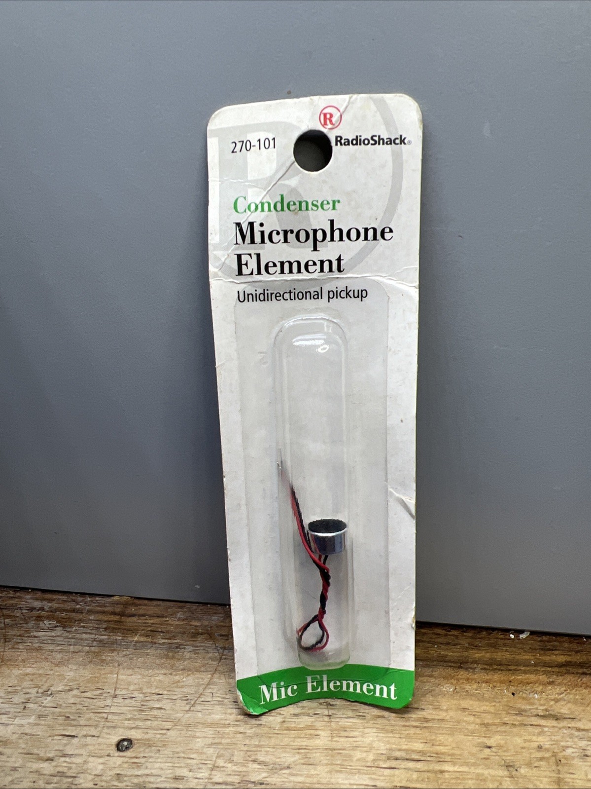 Vintage Radio Shack Replacement Condenser Microphone Element  270-101 NEW NOS