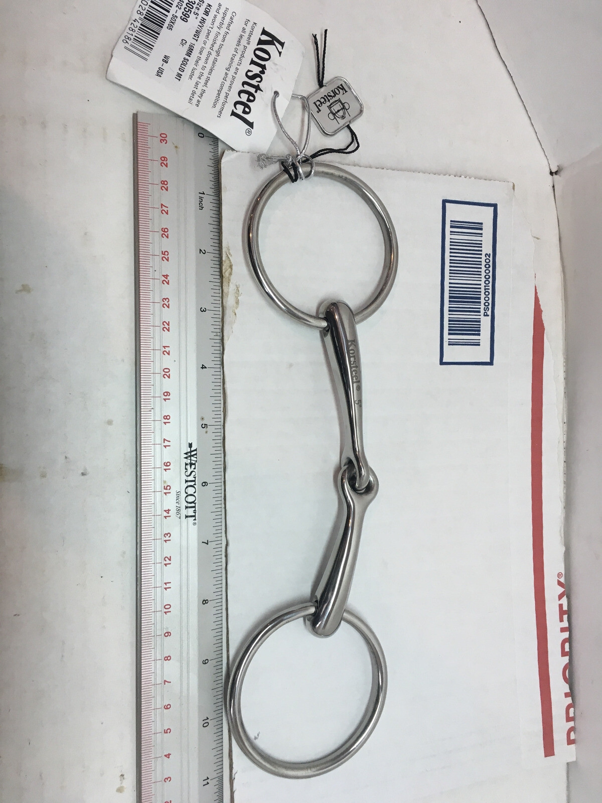 KORSTEEL 130599 HEAVYWEIGHT 16 mm. SOLID MOUTH LOOSE RING 5 in.