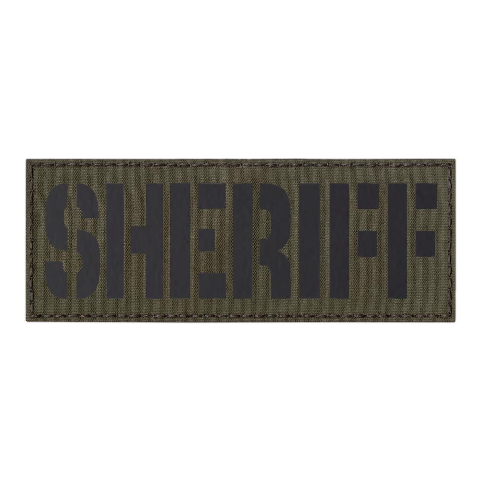 IR 3x8 sheriff ranger green loadout chest rig MOLLE law laser cut patch