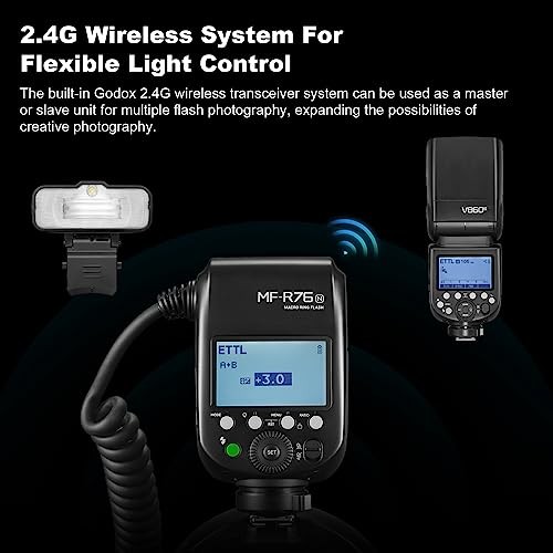 Godox MF-R76N TTL Macro Ring Flash For Nikon