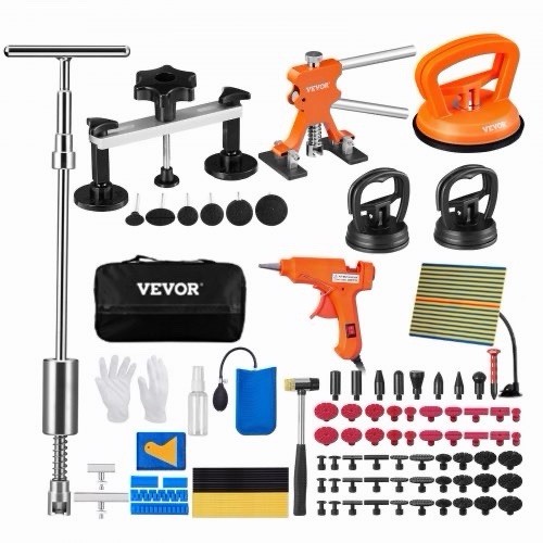 Dent Removal Kit 107 PCS Paint-less Dent Repair Kit New W/ Golden Lifter Bridge