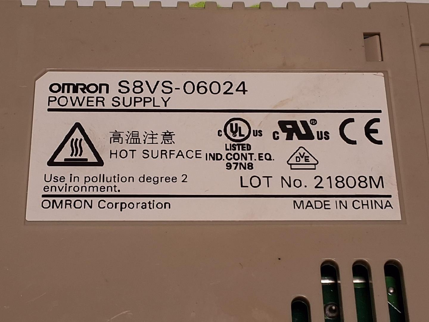 OMRON S8VS-06024 POWER SUPPLY 24V
