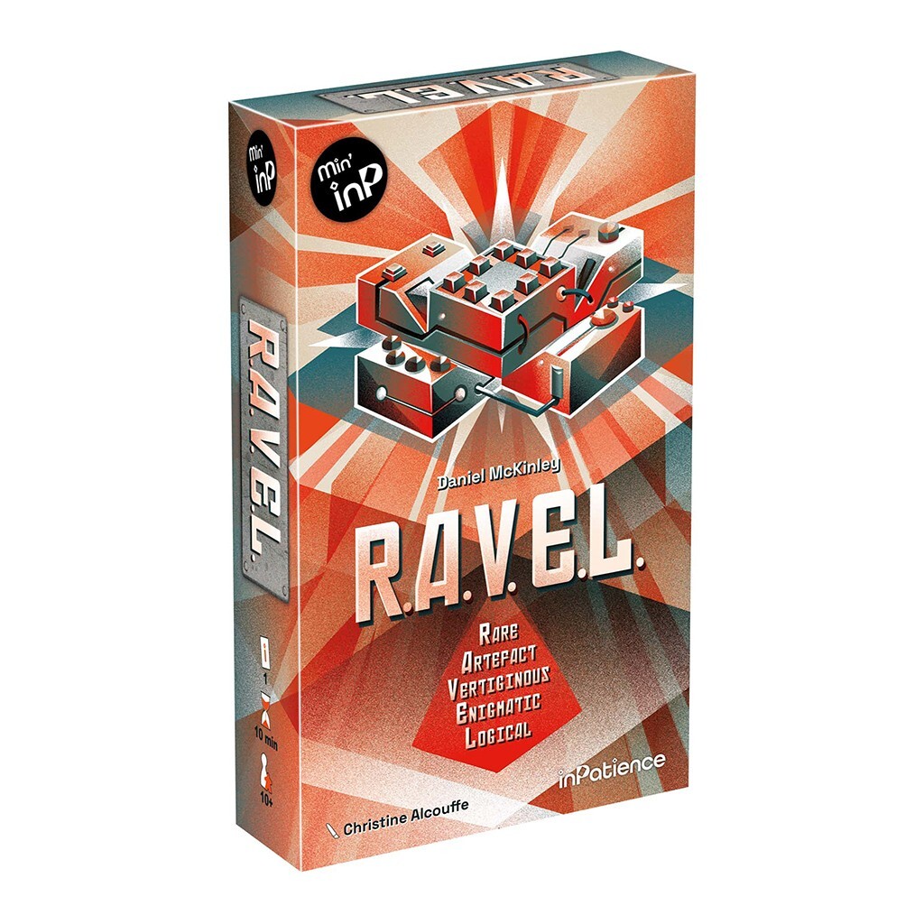 R.A.V.E.L. Puzzle Card Game 1 Player InPatience Games INPAMIN32 Fast Solo RAVEL