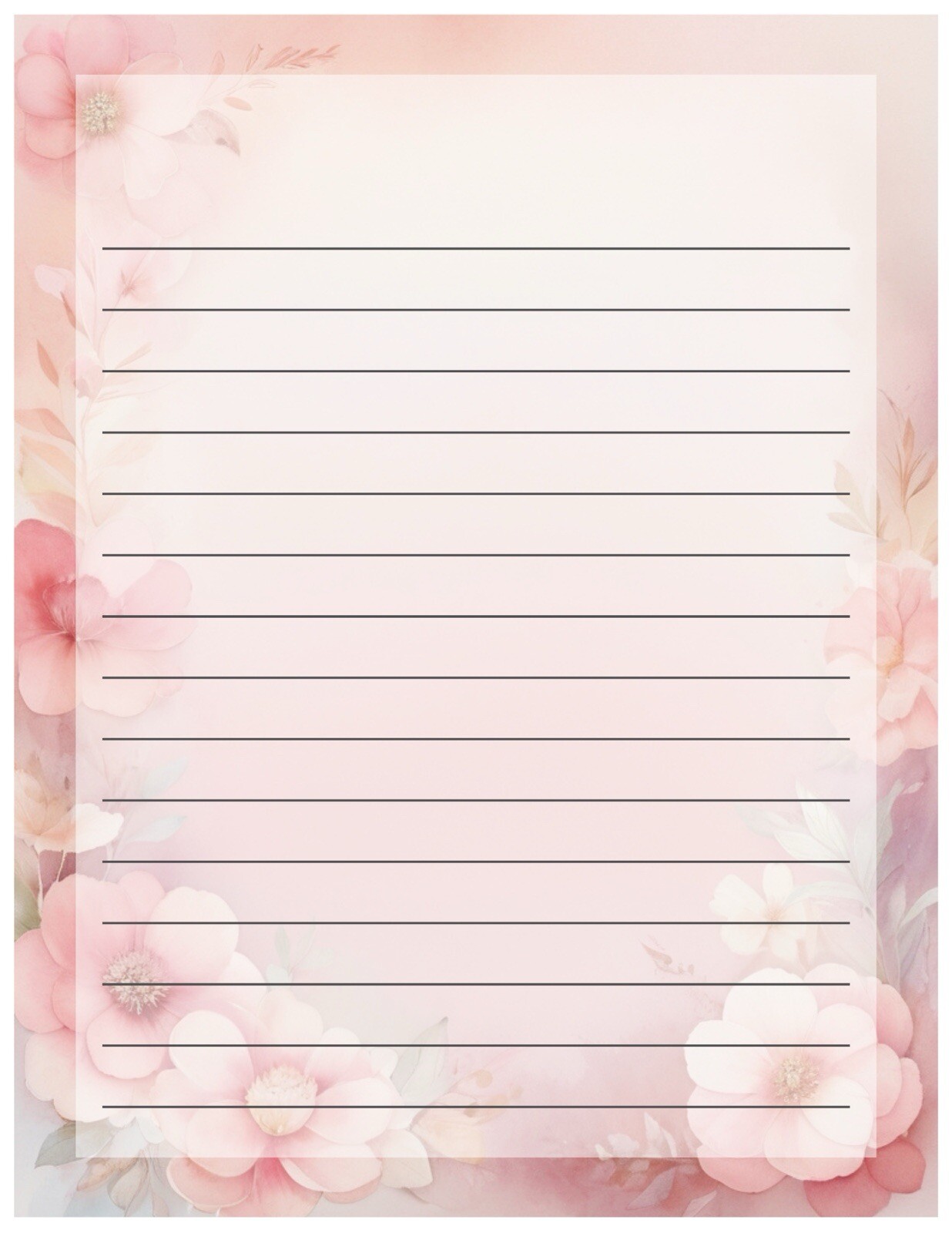 CUSTOM - PERSONALIZED - Stationery Papers & Envelopes - Watercolor #67367