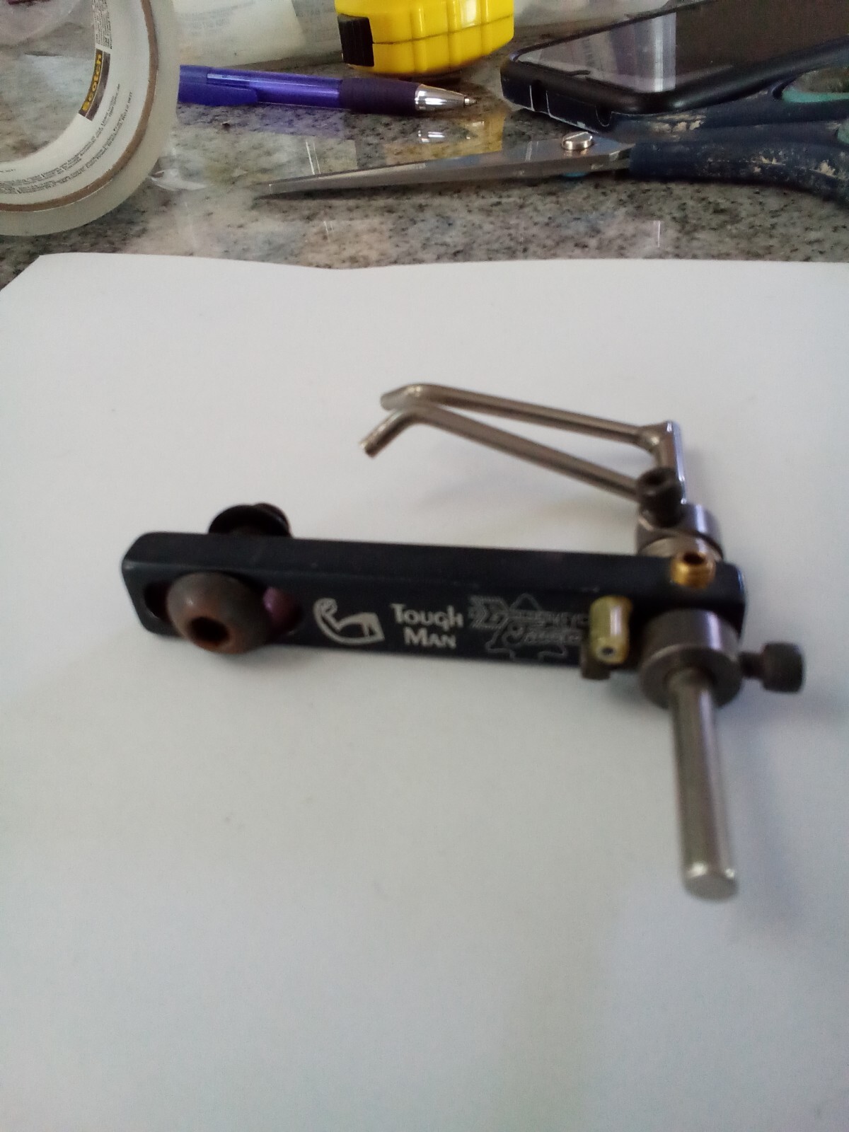 Golden Key Futura Tough Man Flipper Down Rest, Left Hand, nice but used