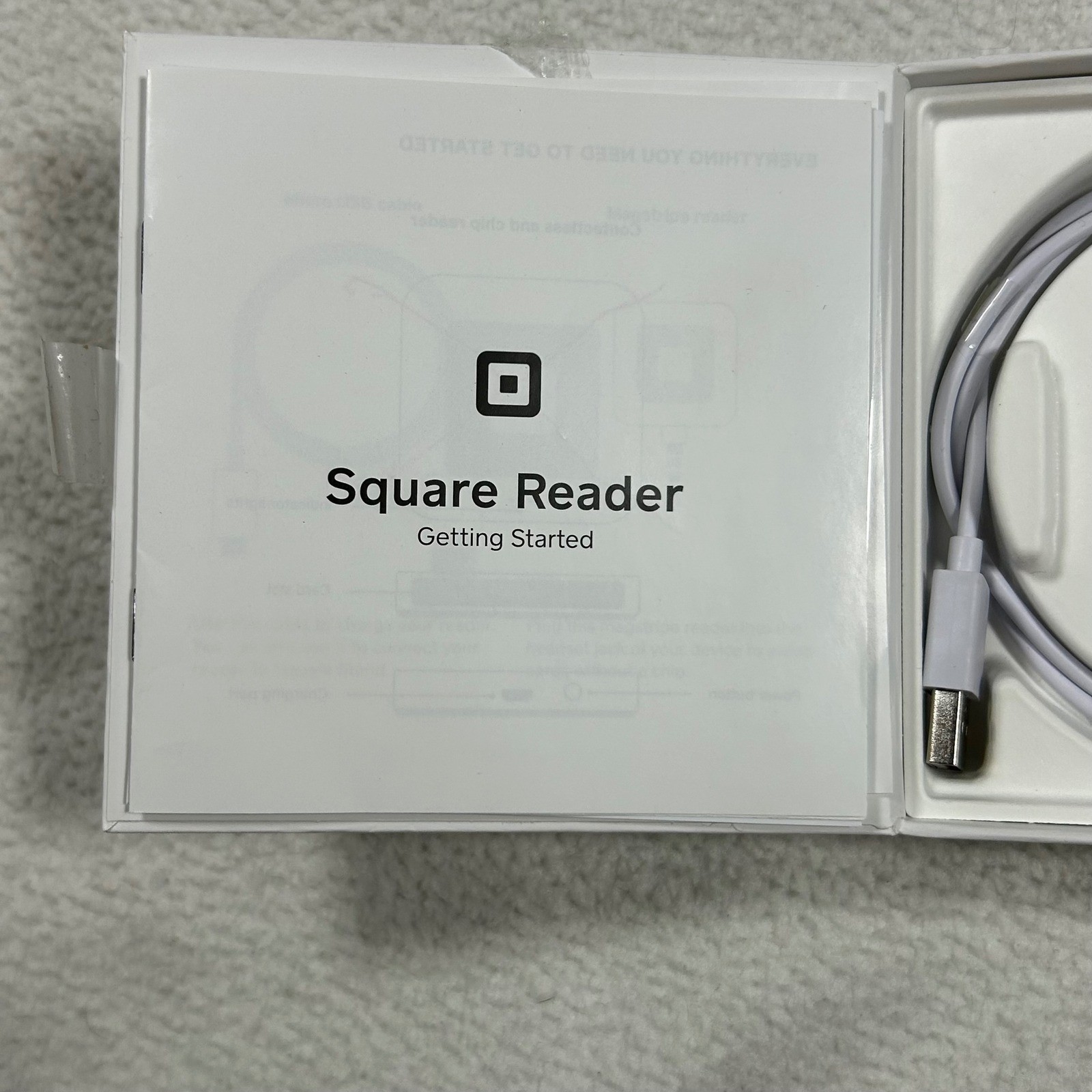Square Reader Credit Card Processor OS White Contactless Chip Magstripe